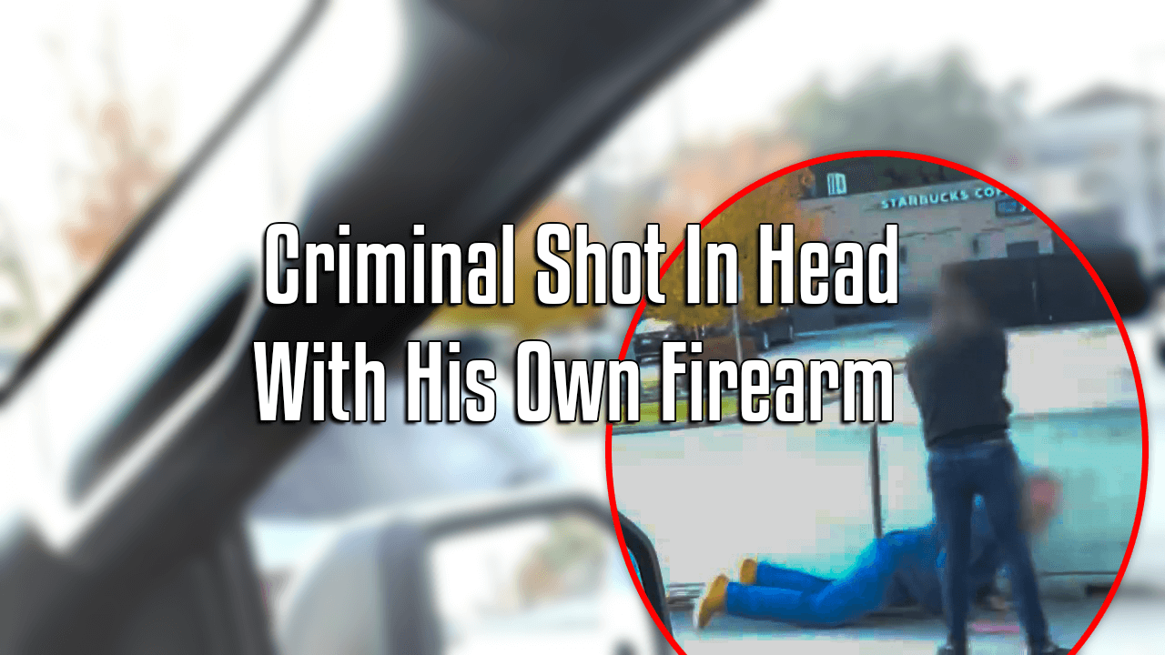 Criminal Shot In Head With His Own Firearm