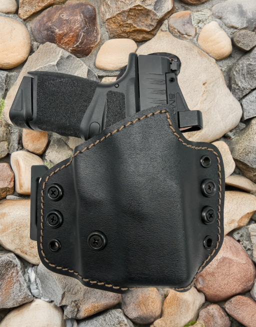 Lonestar RELIC Holster a Hybrid Holster made of leather and boltaron.