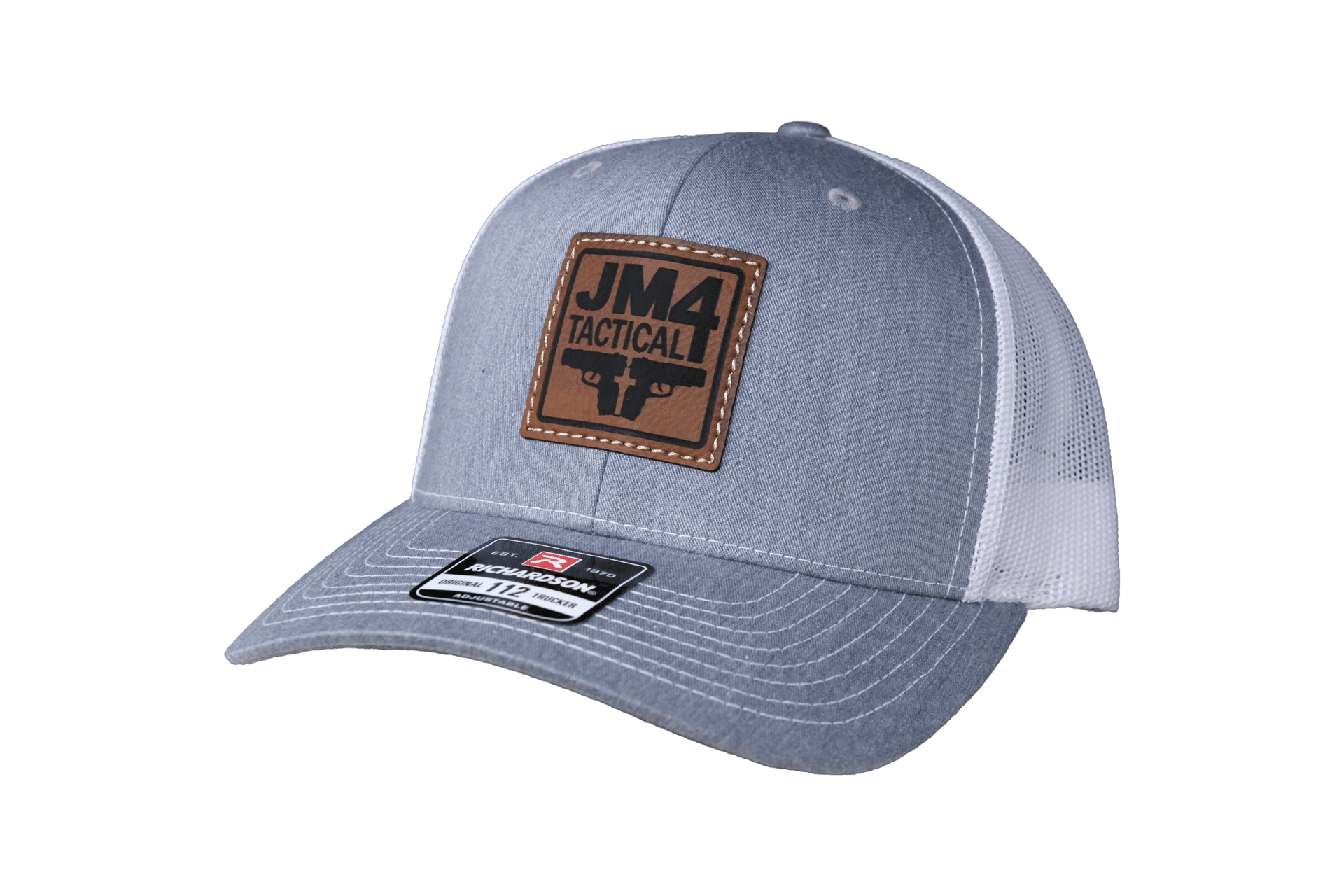 JM4 Trucker Hat | Leather Logo Patch | Richardson 112