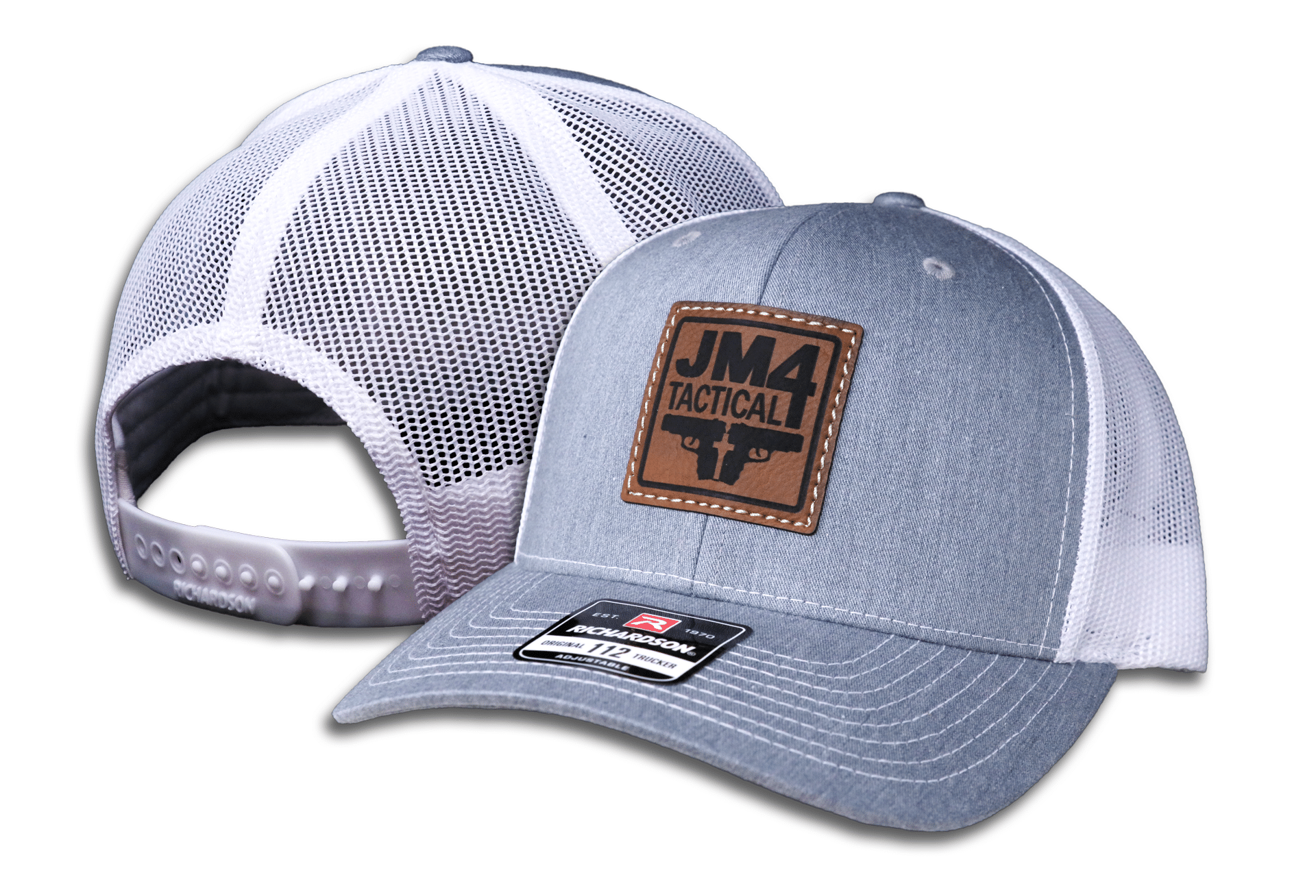 JM4 Trucker Hat | Leather Logo Patch | Richardson 112